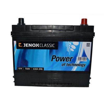 Автомобильный аккумулятор JENOX Classic Japanese 6СТ-75Ah АзЕ ASIA 630A (EN) R070490K