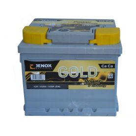 Автомобільний акумулятор JENOX Gold 6СТ-55Ah АзЕ 550A (EN) R052620ZN 2017