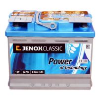 Автомобильный аккумулятор JENOX Classic 6СТ-62Ah Аз 540A (EN) R062615AC 2018