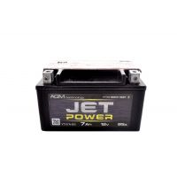 Мото аккумулятор JET POWER AGM 7Ah YTX7A-BS