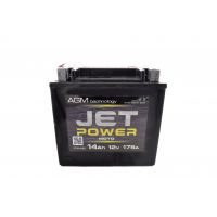 Мото аккумулятор JET POWER 14Ah YTX14L-BS