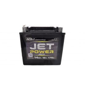 Мото аккумулятор JET POWER 14Ah YTX14L-BS