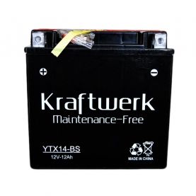 Аккумулятор мото KRAFTWERK 12Ah YTX14-BS