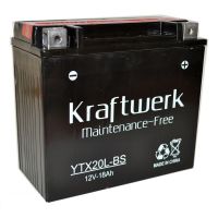 Аккумулятор мото KRAFTWERK 18Ah Ев YTX20L-BS