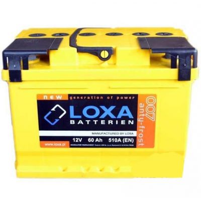 Автомобільний акумулятор LOXA 6СТ-60Ah Аз 510A (EN)