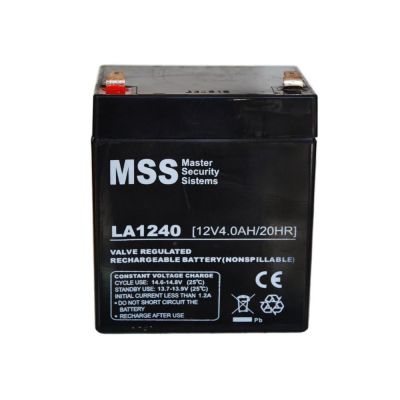 Аккумулятор тяговый MastAK AGM 4Ah 12V MT1240