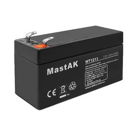 Акумулятор тяговий MastAK AGM 1.3Ah 12V MT1213