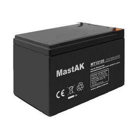Аккумулятор тяговый MastAK AGM 12Ah 12V MT12120