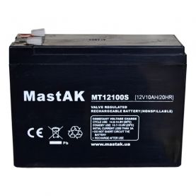 Аккумулятор тяговый MastAK AGM 10Ah 12V MT12100S