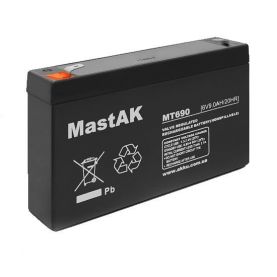 Аккумулятор тяговый MastAK AGM 9Ah 6V MT690