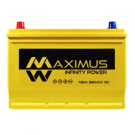 Автомобильный аккумулятор MAXIMUS Asia smf (N70) 105Ah 940A L+ 6002339