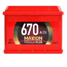 Автомобільний акумулятор MAXION Premium Plus 6СТ-60Аh Аз 670A 5656702250-1