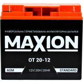 Акумулятор тяговий MAXION AGM 20Ah 12V OT 20-12