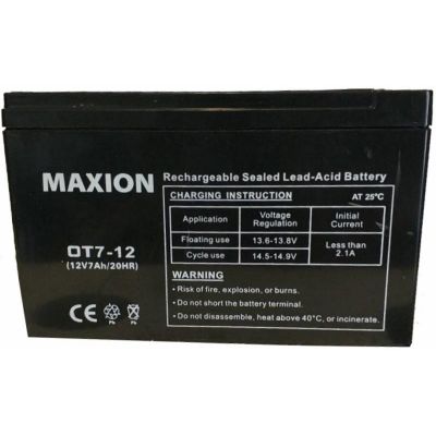 Акумулятор тяговий MAXION AGM 7Ah 12V OT 12-7