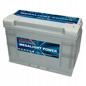 Акумулятор тяговий стаціонарний Megalight AGM 115Ah 12V Megalight 115
