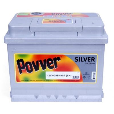 Автомобильный аккумулятор Povver 6СТ-60Ah АзЕ 510A (EN)