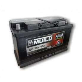 Автомобильный аккумулятор Mutlu AGM START-STOP 6СТ-80Ah АзЕ (800EN)