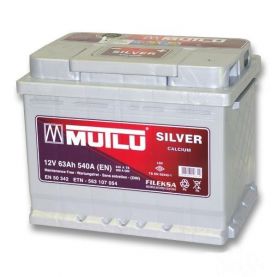 Автомобильный аккумулятор Mutlu SILVER 6СТ-63Ah АзЕ 540A (EN)