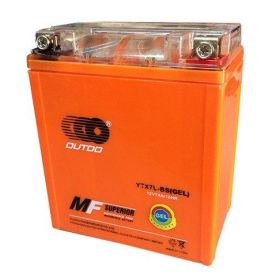Мото акумулятор Outdo GEL 6СТ-7Ah АзЕ 12В 85А (EN) YTX7L-BS GEL