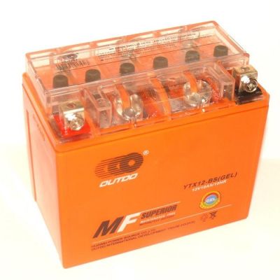 Мото акумулятор Outdo GEL 6СТ-10Ah Аз 12В 130А (EN) YTX12-BS GEL