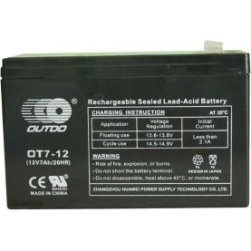 Акумулятор тяговий OUTDO AGM 7Ah 12V OT 12-7 Акумулятор тяговий OUTDO AGM 7Ah 12V OT 12-7