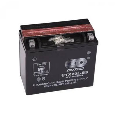 Мото аккумулятор Outdo AGM 6СТ-18Ah АзЕ 12В 270А (EN) UTX20L-BS