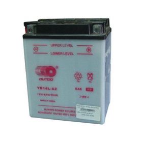 Мото аккумулятор YB 14L-A1 OUTDO (12V, 14A) (біл)