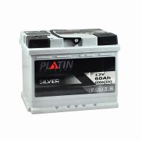 Автомобильный аккумулятор PLATIN Silver MF  60Ah 600A Аз 5602661