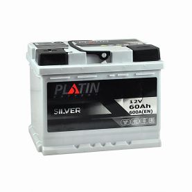 Автомобильный аккумулятор PLATIN Silver MF  60Ah 600A Аз 5602661