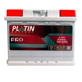 Автомобильный аккумулятор PLATIN Pro MF 6СТ-60Ah АзЕ 540A plpro5502428 Автомобильный аккумулятор PLATIN Pro MF 6СТ-60Ah АзЕ 540A plpro5502428