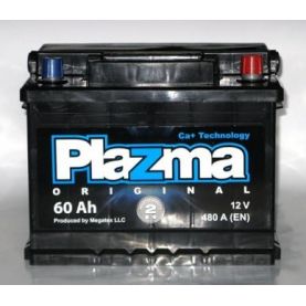 Автомобильный аккумулятор PLAZMA Original 6СТ-60Ah АзЕ 480A (EN)