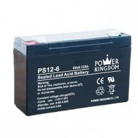 Акумулятор тяговий Power Kingdom AGM 12Ah 6V PS12-6