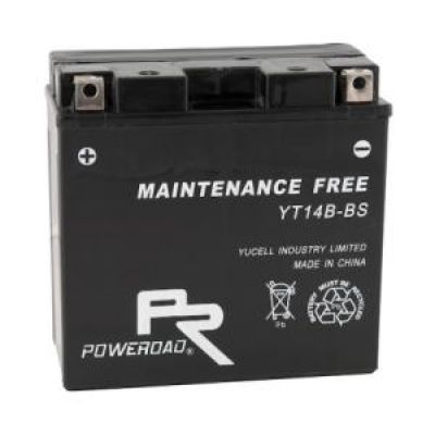 Акумулятор мото POWEROAD AGM 12V (YT14B-BS)