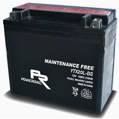 Акумулятор мото POWEROAD AGM 12V (YTX20L-BS)