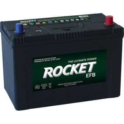 Автомобільний акумулятор ROCKET EFB Japan 6СТ-95Ah АзЕ ASIA 760A (CCA) EFB T110L