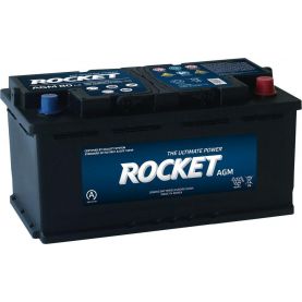Автомобильный аккумулятор ROCKET AGM 6СТ-80Ah АзЕ 800A (CCA) AGM L4