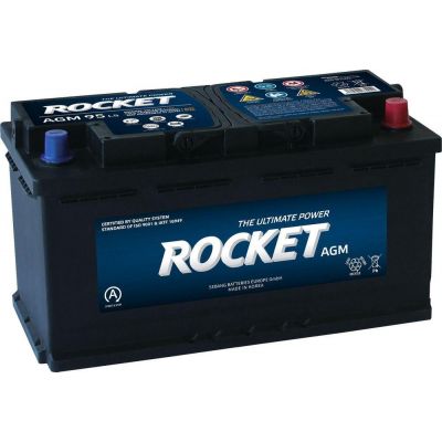 Автомобільний акумулятор ROCKET AGM 6СТ-95Ah АзЕ 850A (CCA) AGM L5