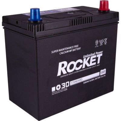 Автомобильный аккумулятор ROCKET Japan 6СТ-45Ah АзЕ ASIA 410A (CCA) SMF 55B24LS