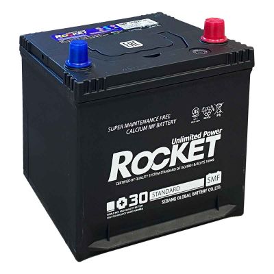 Автомобільний акумулятор ROCKET 6СТ-50Ah ASIA АзЕ 520А (CCA) SMF 55D20AL
