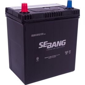 Автомобильный аккумулятор SEBANG Japan 6СТ-35Ah Аз ASIA 300A (CCA) ТК SMF 40B19R
