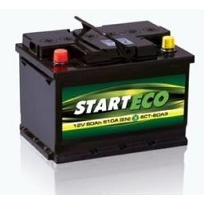 Автомобільний акумулятор START ECO 6СТ-62Ah Аз 530A (EN)
