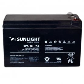 Аккумулятор тяговый SUNLIGHT 7.2Ah 12V