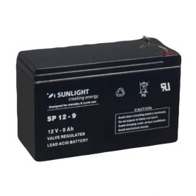 Аккумулятор тяговый SUNLIGHT 9Ah 12V
