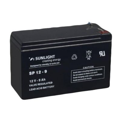 Аккумулятор тяговый SUNLIGHT 9Ah 12V