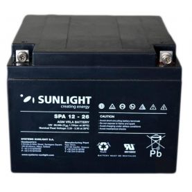 Аккумулятор тяговый SUNLIGHT 26Ah 12V