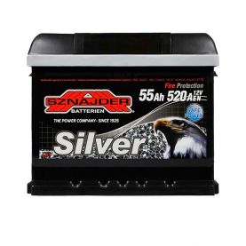 Автомобільний акумулятор SZNAJDER Silver 6СТ-55Ah АзЕ 520A 555 87