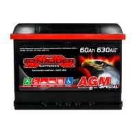 Автомобільний акумулятор SZNAJDER AGM 6СТ-60Ah АзЕ 630A 560 02