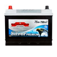 Автомобільний акумулятор SZNAJDER Silver Premium Asia 6СТ-75Ah Аз 750A 575 52