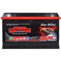 Автомобильный аккумулятор SZNAJDER AGM 6СТ-80Ah АзЕ 800A 580 02