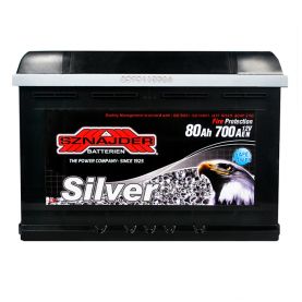 Автомобильный аккумулятор SZNAJDER Silver 6СТ-80Ah АзЕ 700A 580 83